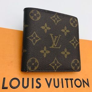 GENUINE LOUIS VUITTON Monogram Marco Wallet
